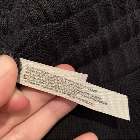 Free People Movement Back Into It Drawstring Lounge Jogger Dark Grey/Black Sz L - Picture 16 of 16